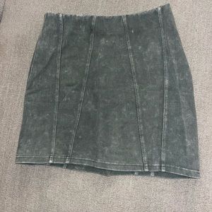 She + Sky Khaki green mini skirt size M worn once. From boutique